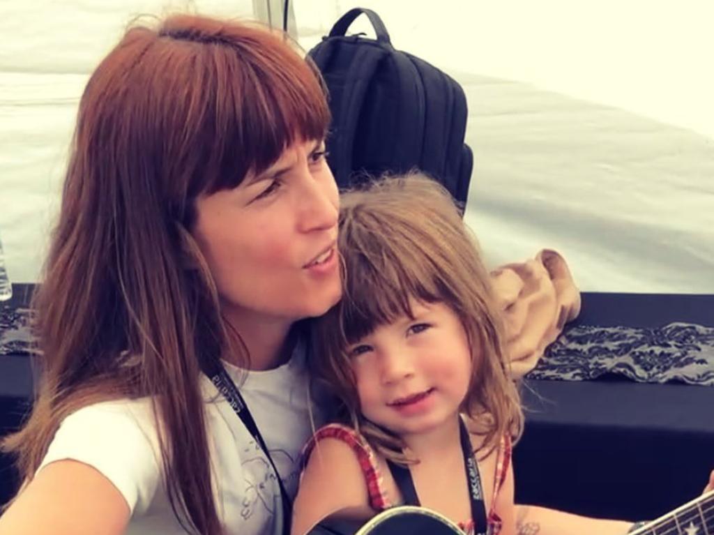 Missy Higgins with her daughter Luna. Picture: Instagram