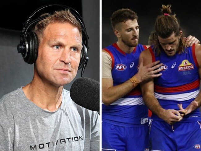 Kane Cornes didn't see eye-to-eye with Josh Bruce. Image: Getty