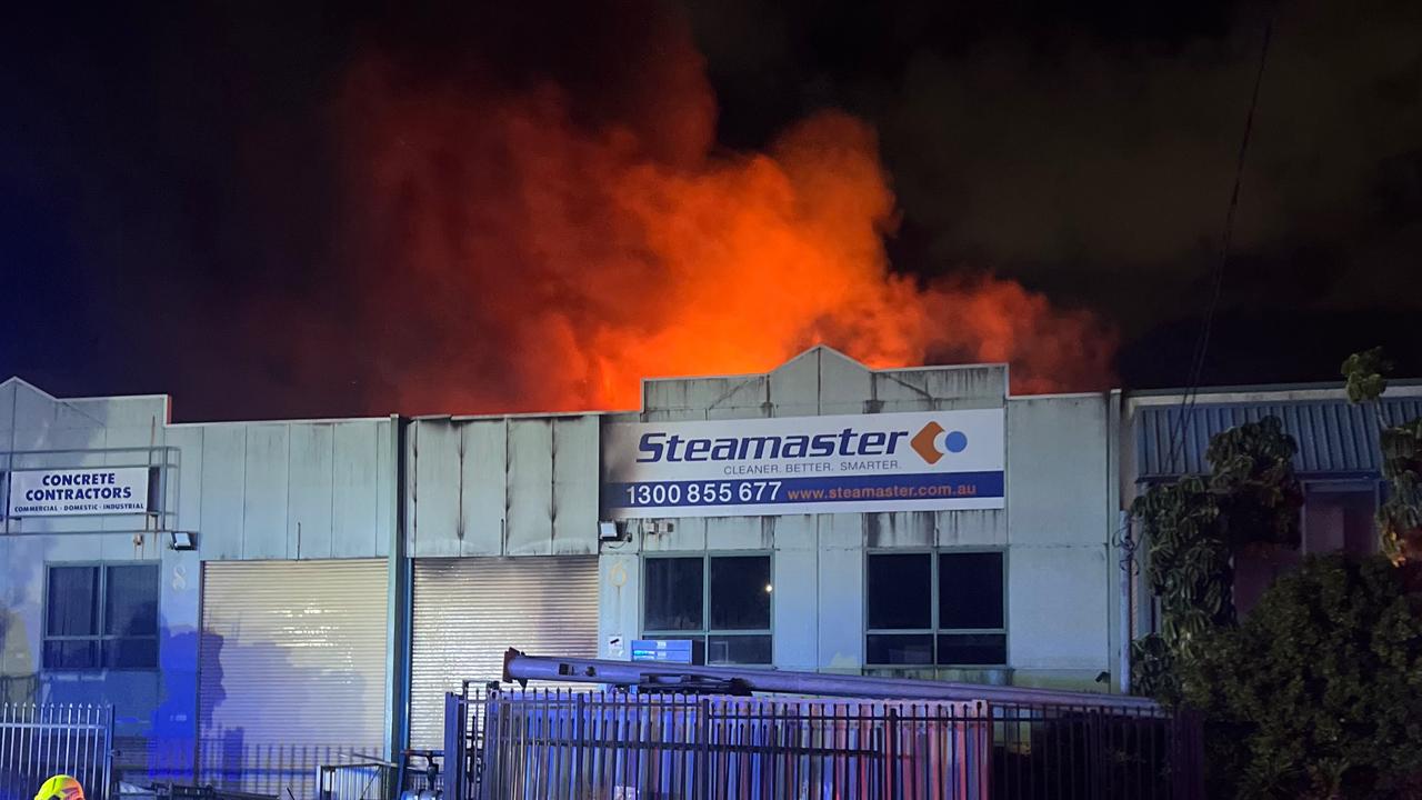 Cleaning supplies business Steamaster was destroyed by a fire on New Year's Eve. Picture: Supplied