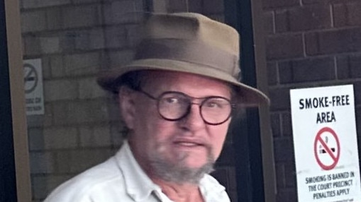 Bernhard Erich Jilg leaving Noosa Magistrates Court on Tuesday after his sentence.