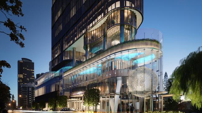 The proposed Aquis at Pacific Point in Surfers Paradise.