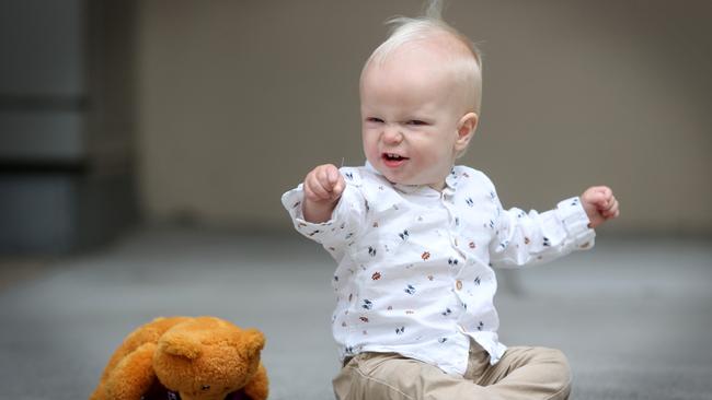 Hamish underwent specialist care at the RBWH’s Neonatal Intensive Care Unit, which is heavily supported by the RBWH Foundation. Picture: Jamie Hanson.