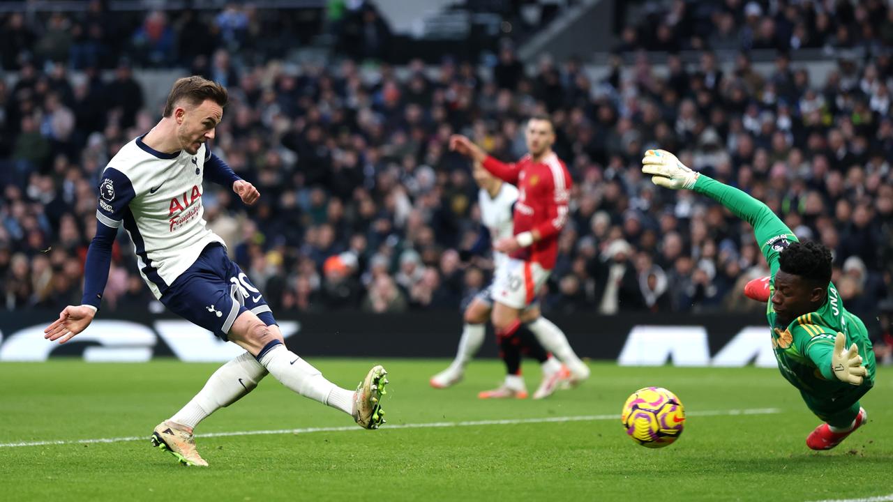 James Maddison tapped in the winner. Photo by Alex Pantling/Getty Images.