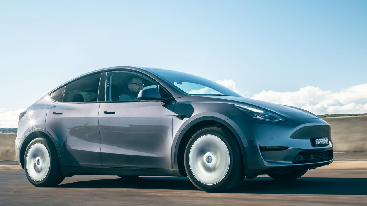 The Tesla Model Y is expected to be Australia’s top-selling EV when supply improves. Picture: Thomas Wielecki.