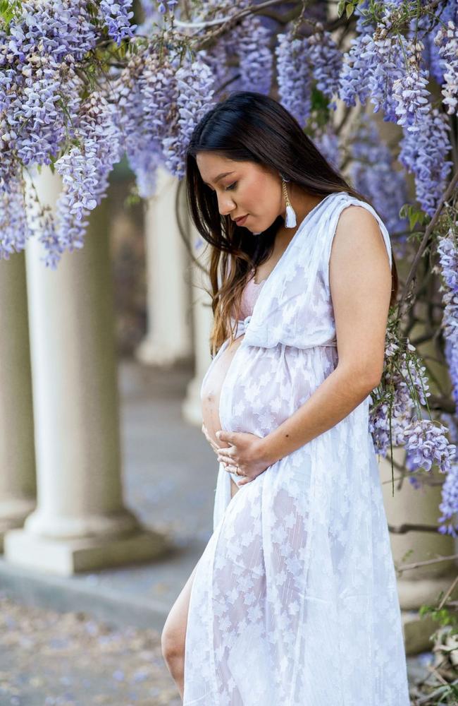 Odalis was thrilled to learn she was having two babies after suffering a miscarriage months earlier. Picture: Kennedy News