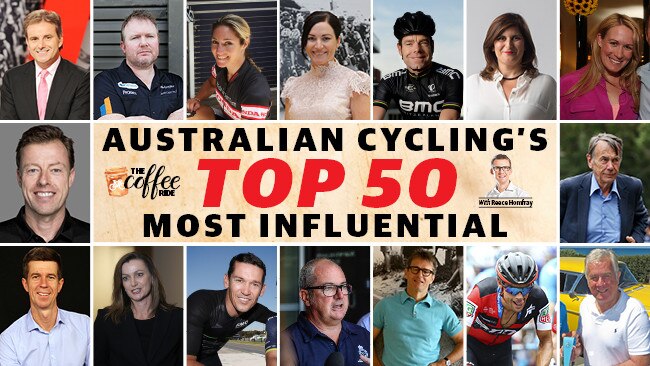 Australian cycling's top 50 most influential