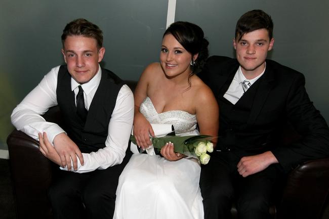 From left, Zaine Paget, Emily Triffett and Daniel Bowerman.