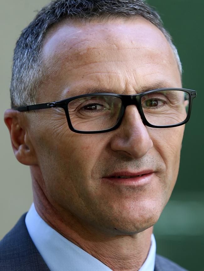 Greens Leader Richard Di Natale. Picture: Kym Smith.