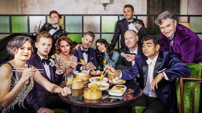 Judith Lucy, Joel Creasey, Rhys Nicholson, Anne Edmonds, Wil Anderson, Becky Lucas, Tommy Little, Tom Gleeson, Dilruk Jayasinha and Dave Hughes shared their views on political correctness in comedy ahead of this year’s Melbourne comedy festival. Picture: Nicole Cleary