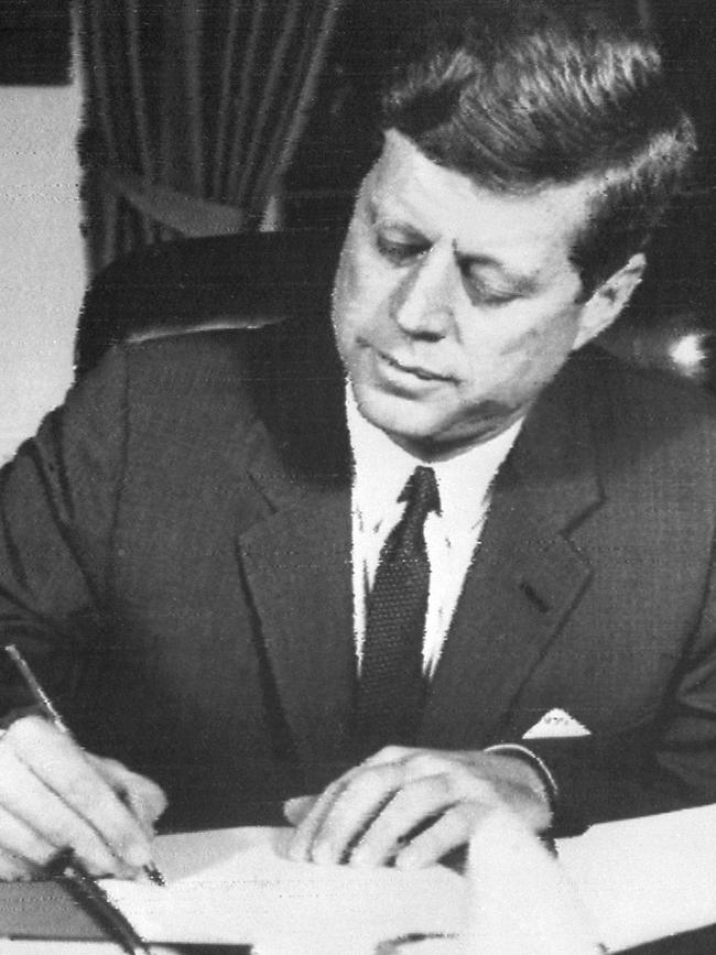 US president John F. Kennedy was a collector of Patek Philippe watches. Picture: AFP