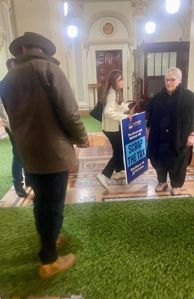Two Liberal MPs allegedly helped orchestrate the poo parcel prank.