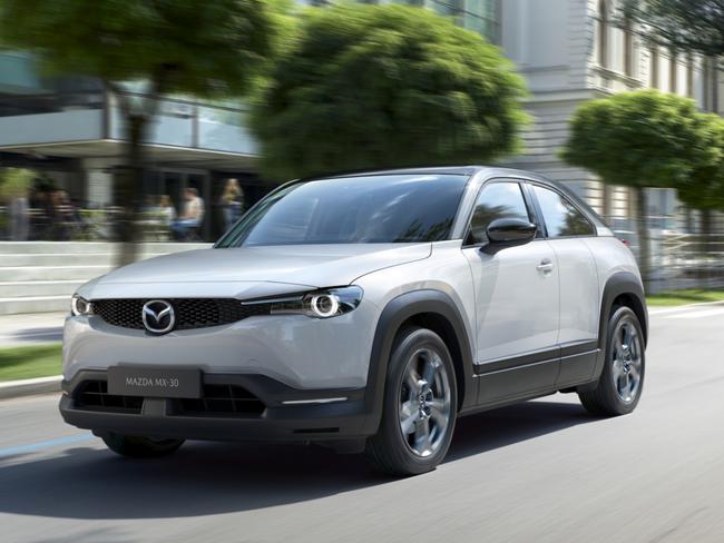 GLOBAL EMBARGO 1:30pm 23/10/2019 Mazda MX-30 electric SUV (overseas model shown)