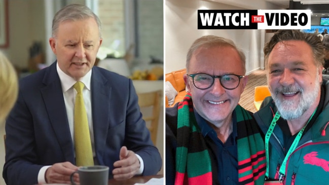 Anthony Albanese's new campaign ad featuring Russell Crowe