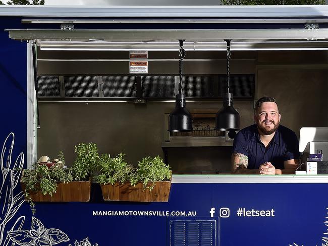 Mangiamo food truck have been operating since September last year and is one of 26 new food trucks that was registered with the council in 2019. Justin Bland is the owner. PICTURE: MATT TAYLOR.