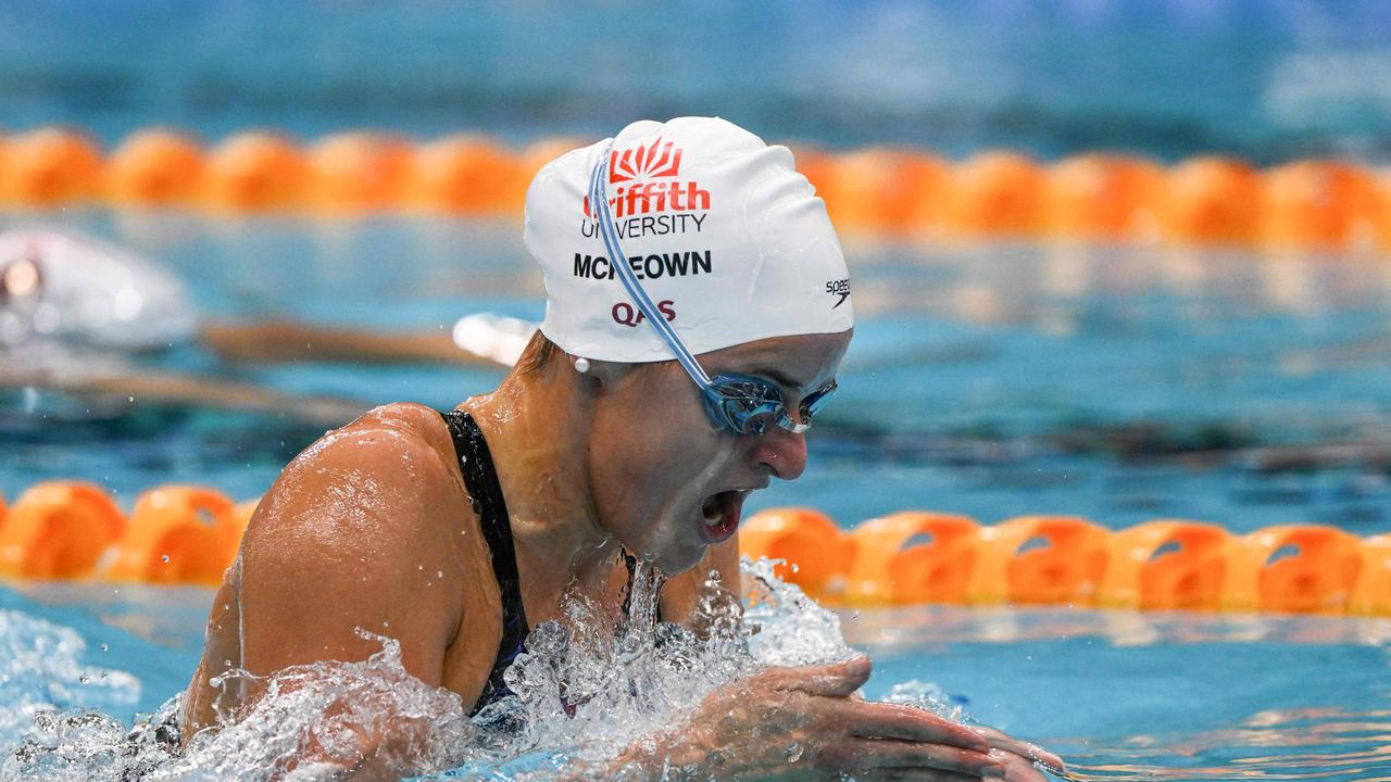 The 400m medley is a 50-50 call for Kaylee McKeown in Paris Picture: AFP
