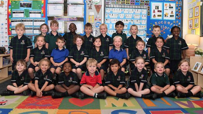 St Luke's Anglican School Prep A.<br/><p>Front row from left: Charlotte A, Nova, Eliana B, Alexander, Aleyna, Charlotte K, Levi, Charlotte B</p><p>Middle row from left: Noah, Isabelle, Kent, Eliana H, Camilia, Hudson, Mason, Sofia</p> Back row from left: Freya-Lee, Fletcher, Abdulfattah, Denham, William, Mohamed, Arch, Arda, Debrah