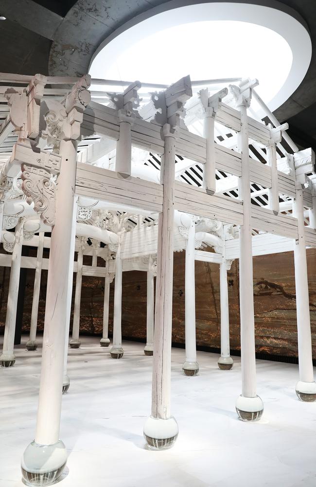 Ai Weiwei’s White House 2015. Opening of Siloam a vast new subterranean excavation. Picture: NIKKI DAVIS-JONES