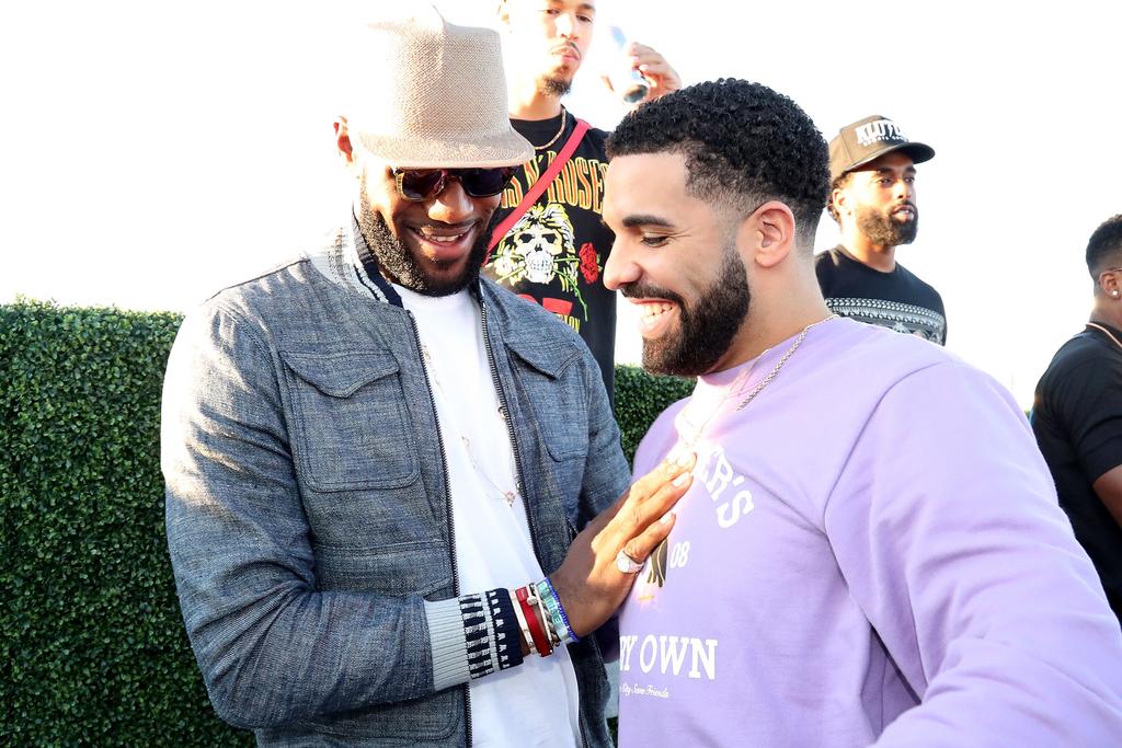 Drake and LeBron GQ Australia