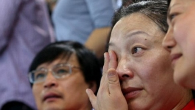 Yang Ming, Sun Yang’s mother at the London Olympics where her 20-year-old sun became China’s most successful Olympic swimmer and a celebrity. Picture: Supplied