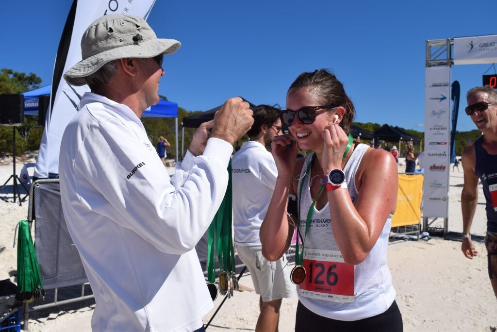 Hamilton Island CEO Glenn Bourke at the run.Photo Chris Lees / Daily Mercury. Picture: Chris Lees