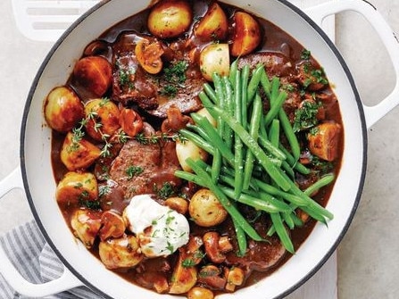 French onion beef with potatoes.