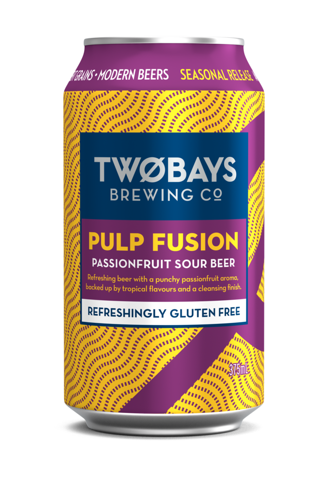 TWØBAYS Pulp Fusion Passionfruit Sour