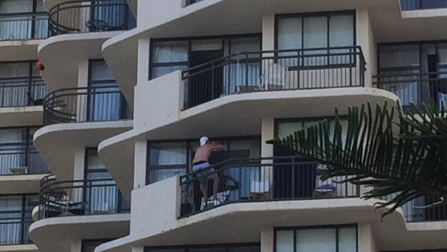 Schoolies on balconies have long been a contentious safety issue on the Gold Coast. Picture: Talisa Eley