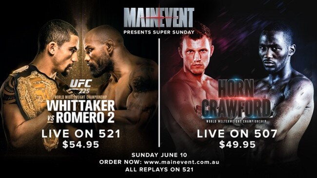 A Super Sunday of fighting. Click on the image to order now.