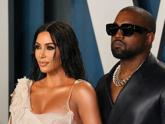 Kim Kardashian and Kanye West were married in 2014 and divorced last year. Picture: AFP