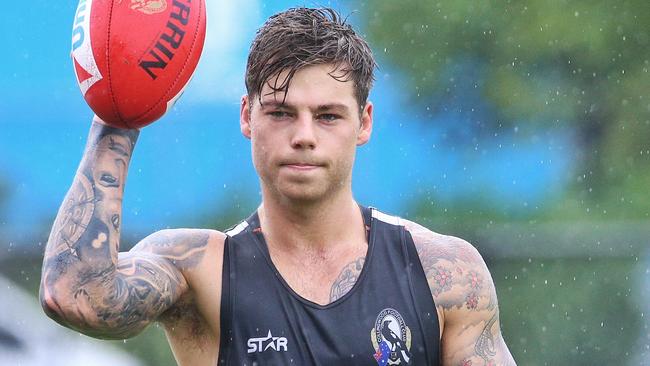 Jamie Elliott has re-injured his troublesome back and is unlikely to play at all in 2016. Picture: Hamish Blair