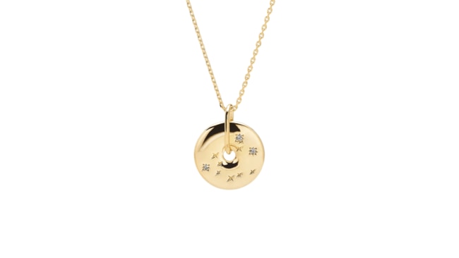 Zodiac Pendant Necklace, $198 from Mejuri