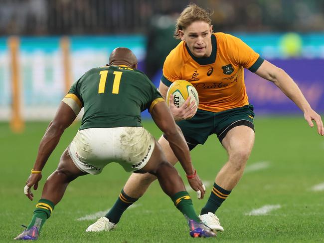 Max Jorgensen made his Wallabies debut in Perth. Picture: Janelle St Pierre/Getty Images