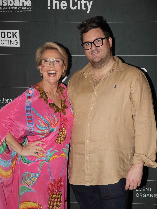 Julia Morris and Kristian Williams. Photo: Brisbane Fashion Festival.