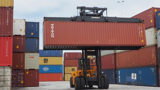 IPS Logistics' operation at its Port of Brisbane Logistics Hub.