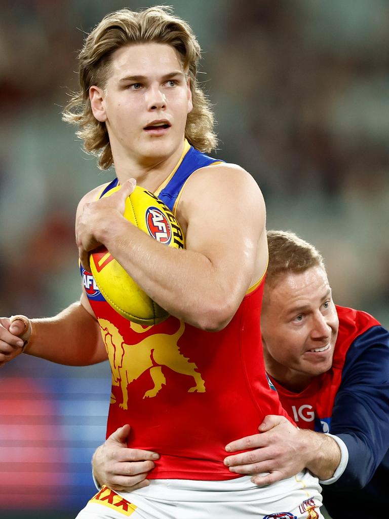 Ashcroft quickly announced himself as a star of the competition. Picture: Michael Willson/AFL Photos via Getty Images