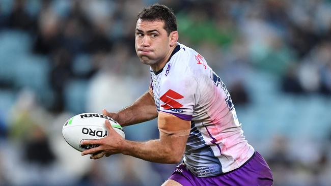 Storm workhorse Dale Finucane is on the Cowboys’ wish list. Picture: Gregg Porteous/NRL Photos