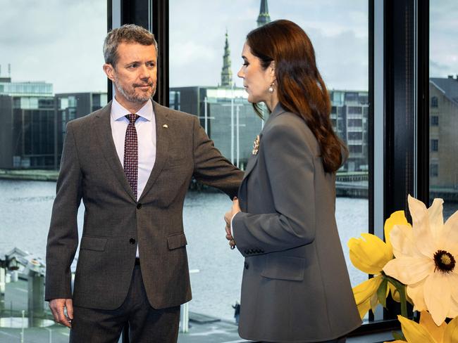 Denmark's Crown Prince Frederik and Crown Princess Mary put on a united front during a state visit by the King of Spain Felipe and Queen Letizia. (Photo by Ida Marie Odgaard / Ritzau Scanpix / AFP)