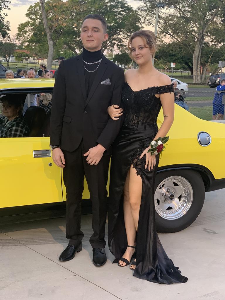 Students arrive at Maryborough State High School's formal.