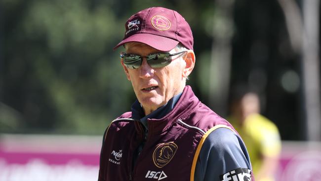 Wayne Bennett is contracted to Brisbane next season. Picture: Annette Dew