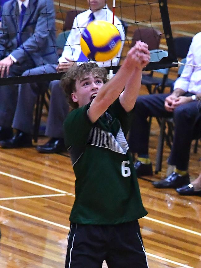 GPS First XI volleyball: Brisbane Boys College v Churchie.