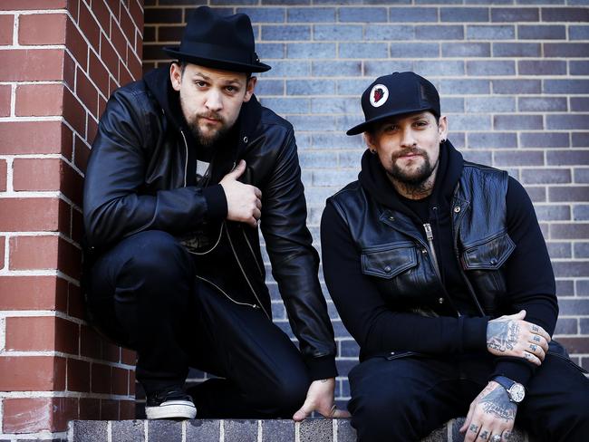 Perfect team ... The Madden Brothers Joel and Benji.