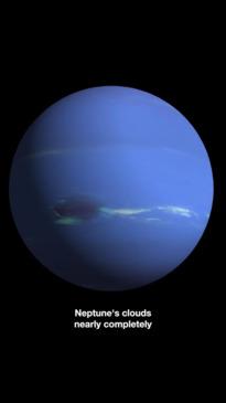 Neptune’s clouds have nearly completely vanished