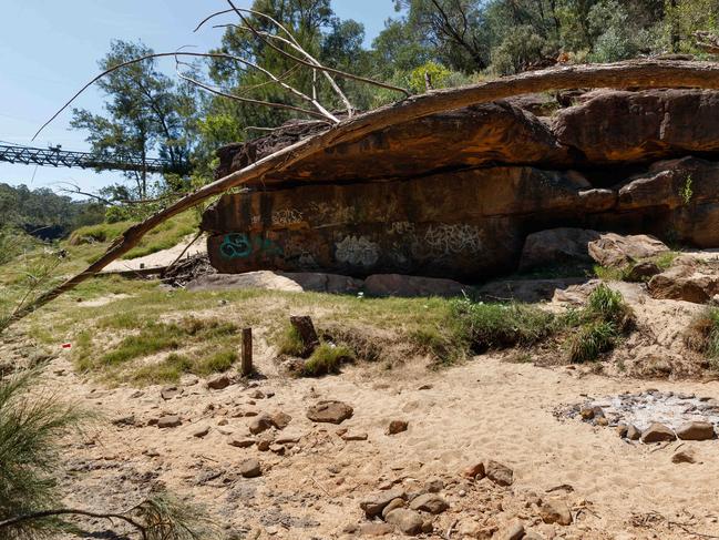 View of the campsite where a 15 year old boy is thought to have been camping with a group of friends before being found dead, Picture by Max Mason-Hubers