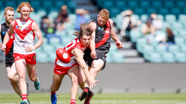 North Launceston’s Brad Cox-Goodyer expects a tough contest against Clarence, which returns to its traditional home for the first time in more than a year. Picture: PATRICK GEE