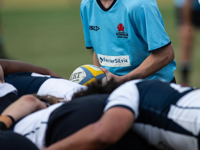 03/07/23. News Local. Sport.Merrylands, Sydney, NSW, Australia.2023 Australian Schools Rugby Championship at Eric Tweedale Stadium, MerrylandsGeneric action picturesPicture: Julian Andrews