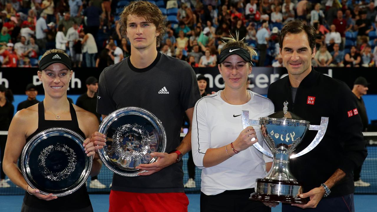 Angelique Kerber and Roger Federer have weighed in on rule changes. Photo: Will Russell/Getty Images