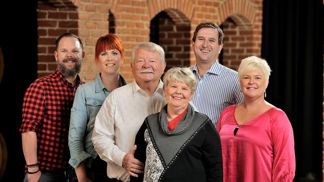 The Fleming family is mourning the loss of wife, mother and grandmother Lee Fleming (front) aged 82.