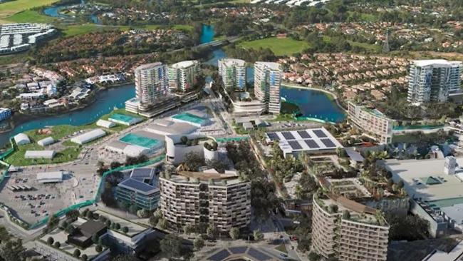 Planned satellite athletes village at Robina for the Brisbane Olympic Games in 2032.