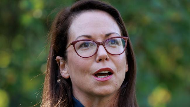 Attorney-General Jaclyn Symes faces the risk of the opposition moving to suspend her from parliament. Picture: David Geraghty