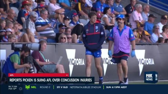 Liam Picken suing AFL & Dogs over concussion injuries